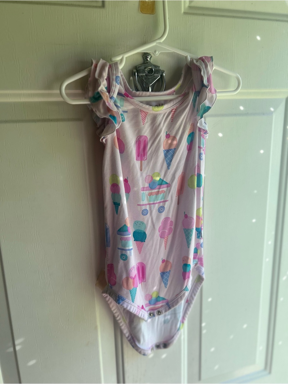 Little Sleepies sweet scoops flutter bodysuit 12-18 months